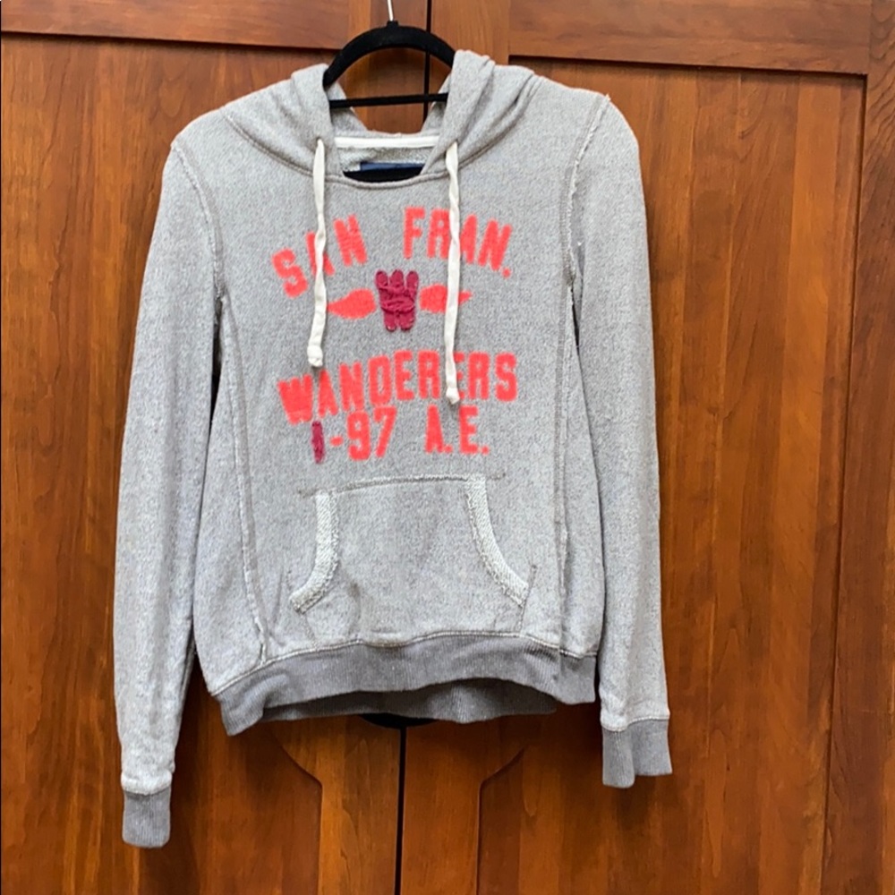 Sold on M. American Eagle distressed sweatshirt